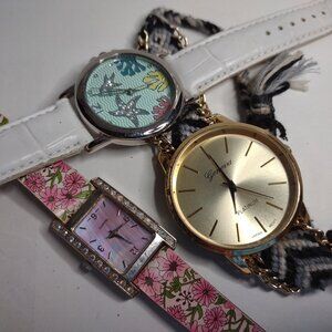 Lot Of 3 Cute Untested Watches